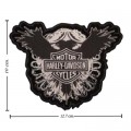 Harley Davidson Crest Patches Embroidered Sew On Patch