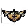 Harley Davidson Journey Wings Patches Embroidered Sew On Patch