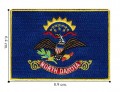 North Dakota State Flag Embroidered Sew On Patch