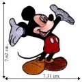 Mickey Mouse Walt Disney Cartoon Style-5 Embroidered Sew On Patch