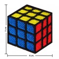 Rubic Rubix Rubik's Rubics Style-3 Embroidered Sew On Patch