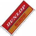 Dunlop Tires Style-3 Embroidered Sew On Patch