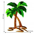 Palm Tree Style-1 Embroidered Sew On Patch