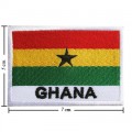 Ghana Nation Flag Style-2 Embroidered Sew On Patch
