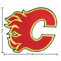 Calgary Flames Style-1 Embroidered Sew On Patch