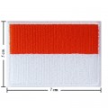 Monaco Nation Flag Style-1 Embroidered Sew On Patch