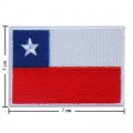 Chile Nation Flag Style-1 Embroidered Sew On Patch