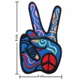 Victory Sign Style-1 Embroidered Sew On Patch
