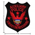Auxiliary Police Sikeston Missouri Embroidered Sew On Patch
