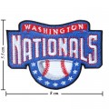 Washington Nationals Style-1 Embroidered Iron On/Sew On Patch