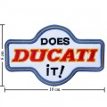 Ducati Motorcycles Style-1 Embroidered Sew On Patch