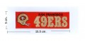 San Francisco 49ers Style-4 Embroidered Iron On/Sew On Patch