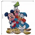 Mickey Mouse Donald Duck and Goofy Embroidered Sew On Patch
