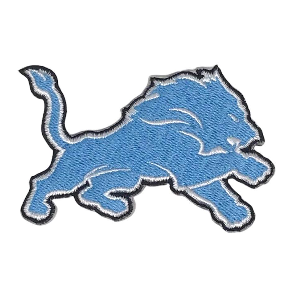 Detroit Lions Style-3 Embroidered Iron On/Sew On Patch - Sew-On-Patches