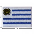 Uruguay Nation Flag Style-1 Embroidered Sew On Patch