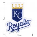 Kansas City Royals Style-1 Embroidered Iron On/Sew On Patch