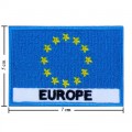 Europe Nation Flag Style-2 Embroidered Sew On Patch