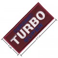 Ceramic Turbo Style-1 Embroidered Sew On Patch
