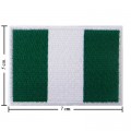 Nigeria Nation Flag Style-1 Embroidered Sew On Patch