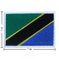 Tanzania Nation Flag Style-1 Embroidered Sew On Patch