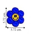 Colored Daisy Style-17 Embroidered Sew On Patch