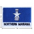 Northern Mariana Islands Nation Flag Style-2 Embroidered Sew On Patch