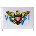 Virgin Islands US Nation Flag Style-1 Embroidered Sew On Patch