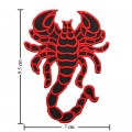 Scorpion Sign Style-2 Embroidered Sew On Patch