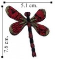 Dragonfly Style-4 Embroidered Sew On Patch