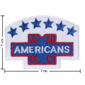 New York Americans The Past Style-1 Embroidered Sew On Patch