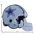 Dallas Cowboys Helmet Style-1 Embroidered Iron On/Sew On Patch