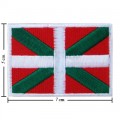 Euskadi Nation Flag Style-1 Embroidered Sew On Patch