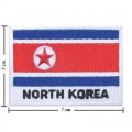 North Korea Nation Flag Style-2 Embroidered Sew On Patch
