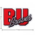 Bradley Braves Style-1 Embroidered Iron On/Sew On Patch