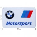 BMW Motorsport Style-1 Embroidered Sew On Patch