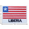 Liberia Nation Flag Style-2 Embroidered Sew On Patch