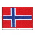Norway Nation Flag Style-1 Embroidered Sew On Patch