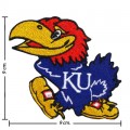 Kansas Jayhawks Style-1 Embroidered Iron On/Sew On Patch