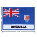 Anguilla Nation Flag Style-2 Embroidered Sew On Patch