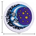 The Moon Night Stars Style-1 Embroidered Sew On Patch