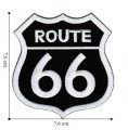 Route-66 Sign Style-3 Embroidered Sew On Patch