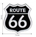 Route-66 Sign Style-3 Embroidered Sew On Patch