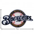 Milwaukee Brewers Style-1 Embroidered Iron On/Sew On Patch