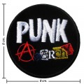 Punk Anarchy Music Band Style-1 Embroidered Sew On Patch