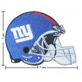 New York Giants Helmet Style-1 Embroidered Iron On/Sew On Patch