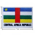 Central African Nation Rep Flag Style-2 Embroidered Sew On Patch