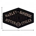 Harley Davidson Archaic Embroidered Sew On Patch