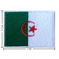 Algeria Nation Flag Style-1 Embroidered Sew On Patch