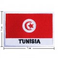Tunisia Nation Flag Style-2 Embroidered Sew On Patch