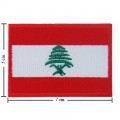 Labanon Nation Flag Style-1 Embroidered Sew On Patch